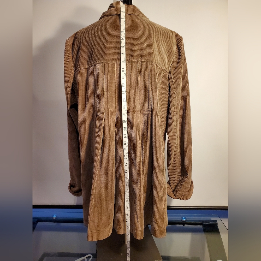 Chadwicks Corduroy Trench Coat - Brown - Picture 8 of 11